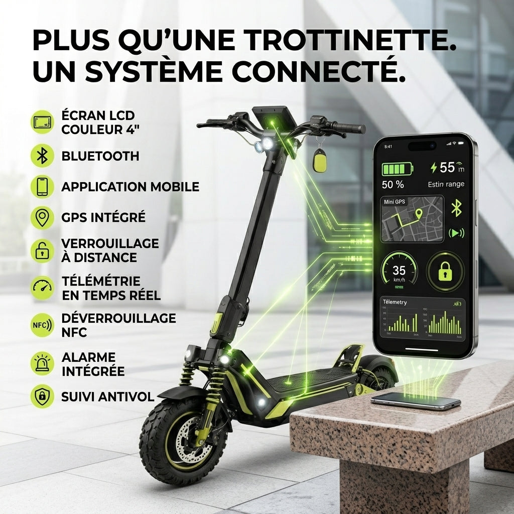 DRAKON Z10 2x2 connectée via une application. - détail 7